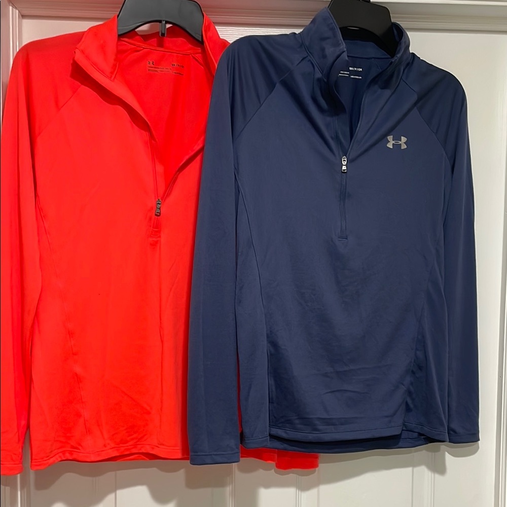 NWOT Under Armour quarter zip Long Sleeve HeatGear Performance Top